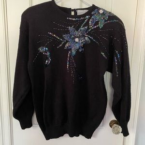 Vintage Sequin Sweater
